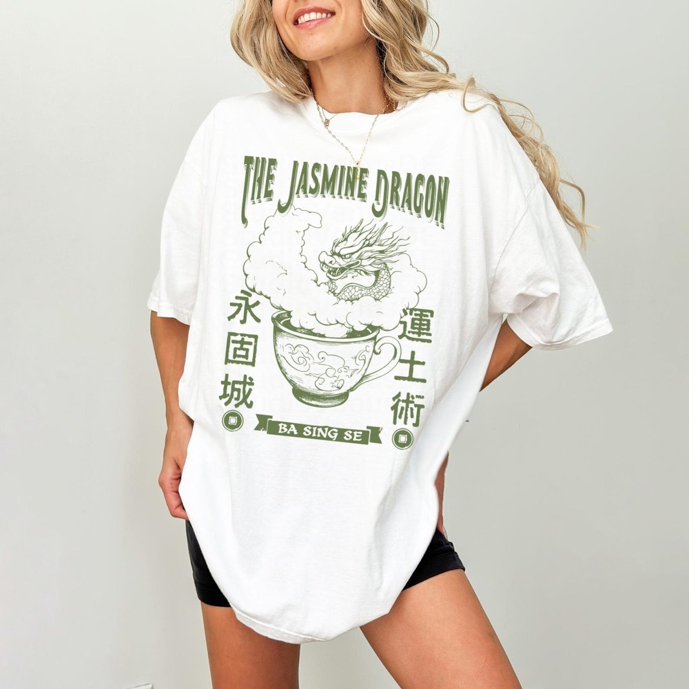 Atla Jasmine Dragon Tea Shop Shirt, Tea Lover Tee